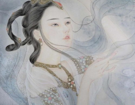 画一幅漂亮的古风女子,描绘一幅绝美古风女子画卷