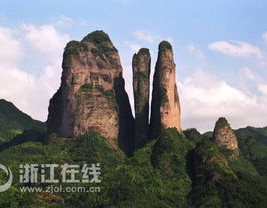 江郎山风景区,神州丹霞第一峰，自然奇观与人文历史的完美融合